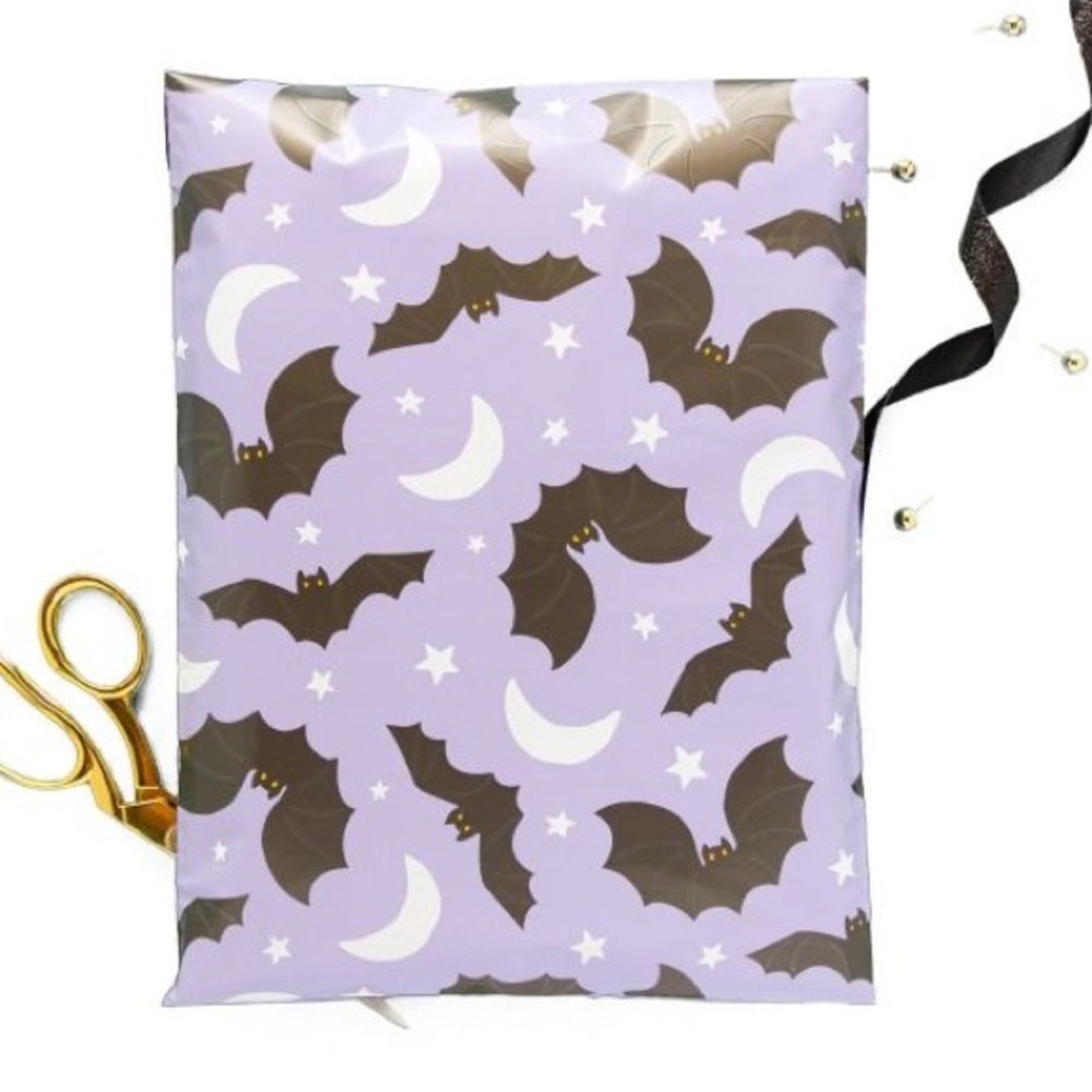 Bats 🦇 Poly Mailers 14.5x19 Pack of 10 - Picture 2 of 4